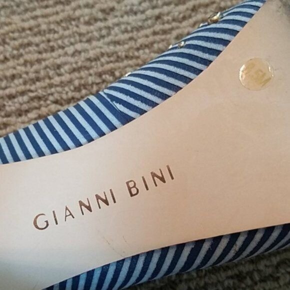 Gianni Bini Heel Shoes Stars Strips Stilettos Platform Pumps WOMEN'S WOMAN'S 8.5 - Picture 12 of 13